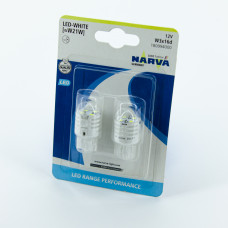 Комплект светодиодных ламп W21 LED white 12V 1.75W W3x16d B2 (2шт) Narva  18099