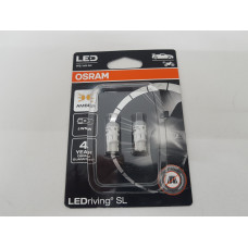 Комплект светодиодных ламп Osram W5W  LEDriving  SL оранжевые