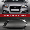 Стекло фары Audi A3 8P (2008-2012) 2-й рестайлинг левое