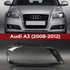 Стекло фары Audi A3 8P (2008-2012) 2-й рестайлинг правое