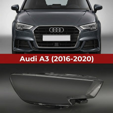 Стекло фары Audi A3 8V (2016-2020) рестайлинг правое