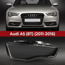 Стекло фары Audi A5 8T (2011-2016) Рестайлинг правое